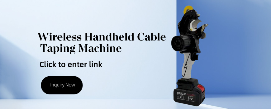 Ota lankakäämitys mihin tahansa! AT-101 langaton käsikäyttöinen kaapelinteippauskone tarjoaa nopean, kannettavan ja tarkan teippauksen ilman rajoituksia.