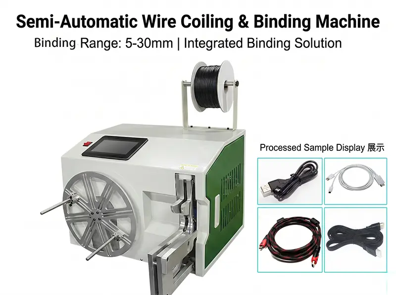 Semi-Automatic Wire Coiling & Binding Machine WPM-212A