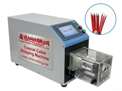 Automaattinen Koaksiaalikaapelin Poistokone - Tarkkuus 0,01 mm, Kapasiteetti 1200 kpl/h WPM-6806D