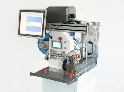 Puoliautomaattinen Lanka- ja Etikettitaittokone JW-T107