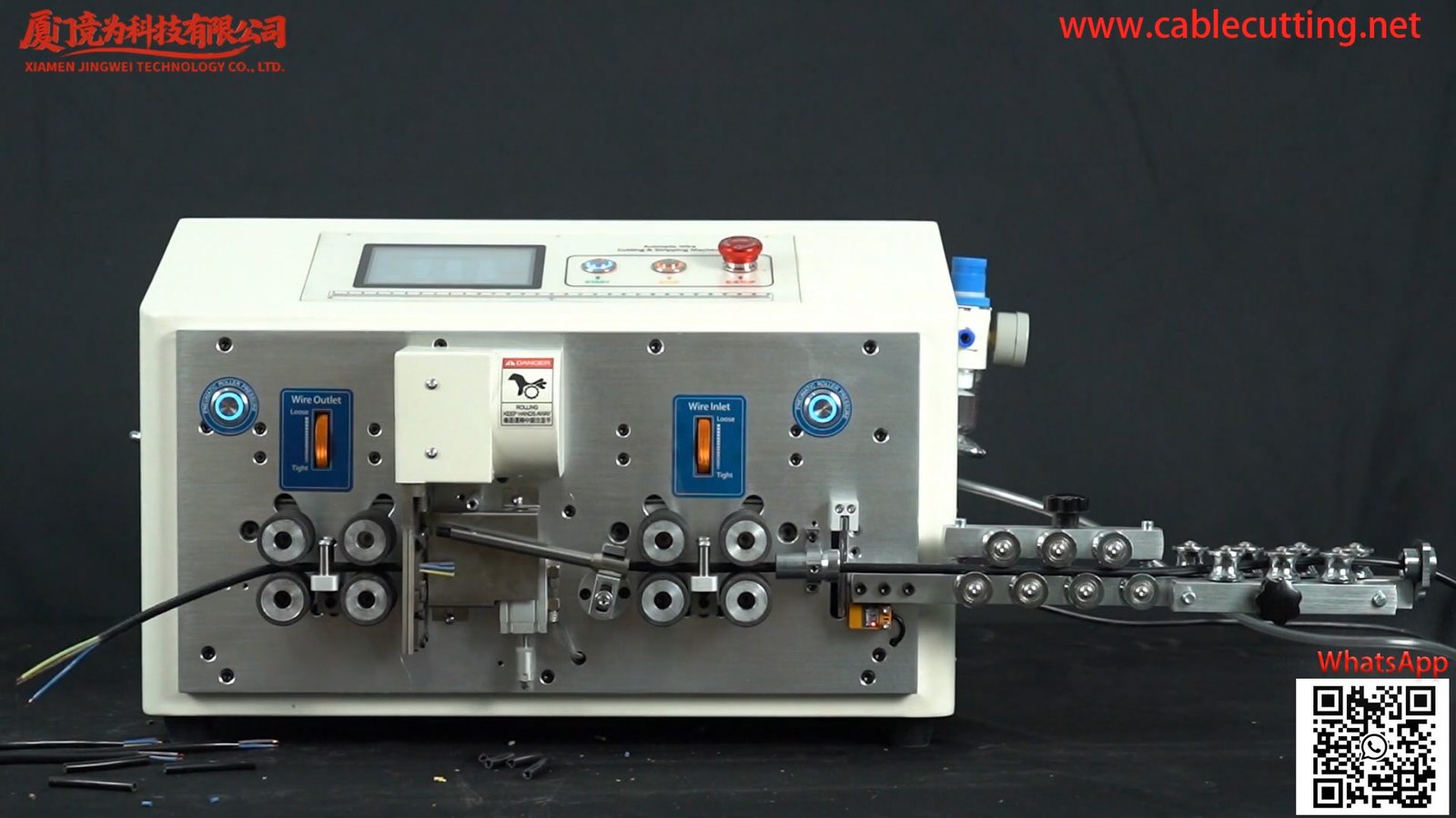 Double Round Multi-Core Wire Stripping & Cutting Machine (2-8mm) WPM-YHT6
