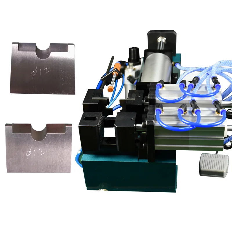Pneumaattinen langan poistoterä automaattiseen langanleikkaus- ja poistokoneeseen, pneumaattinen kuorimiskoneveitsi