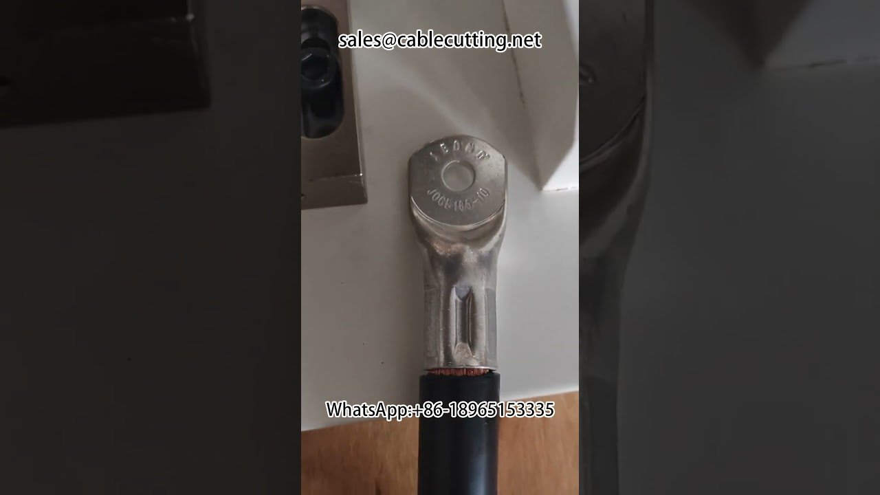 Hydraulinen päätepuristin | Johdinkoneet | Valjaiden kokoonpano