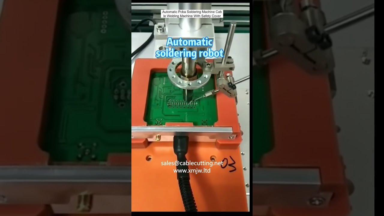 Automaattinen PCBA-juotoskone kaapelihitsaukseen turvakannella
