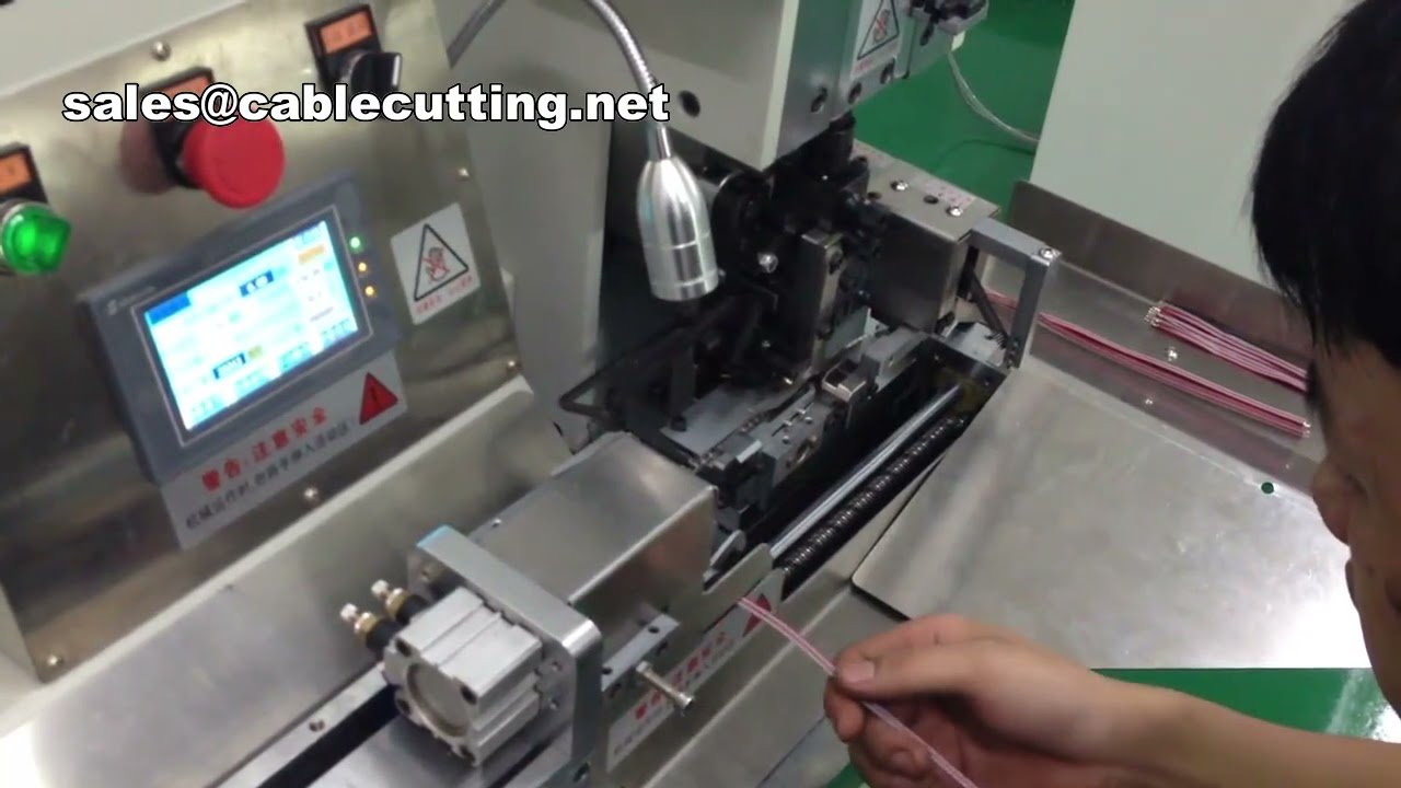 Automaattinen kaapeliliittimen puristuskone – keskieristeen poisto – Changzhou Hechang Machinery