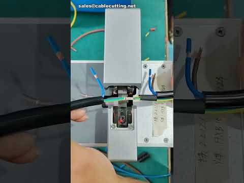 Ultraäänihitsauskone johdinsarjoille – täydellinen tulos 3x 2,5 mm² + 1 tinattu kuparijohto #tehdas
