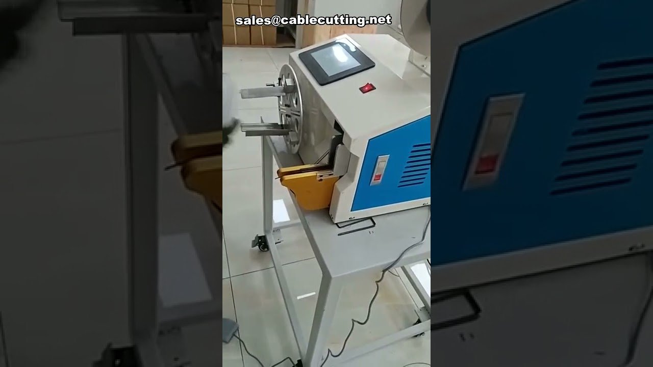 Langankäämitys- ja sidontakoneen käyttövideo – Tehokas kaapelinpakkaustekniikka