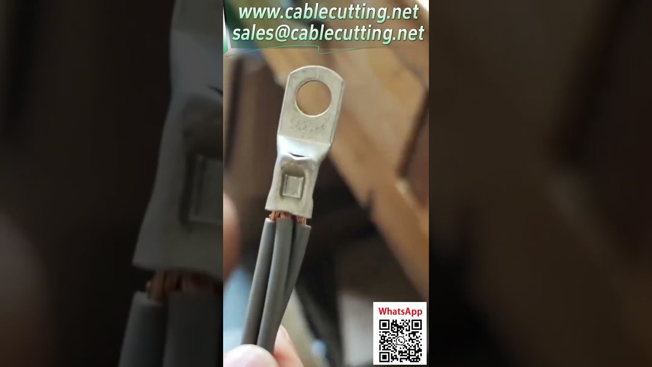 Pneumaattinen puristuskone – 25 mm² liittimen pistepuristus 0,25–25 mm² | Automaatiolaitteet