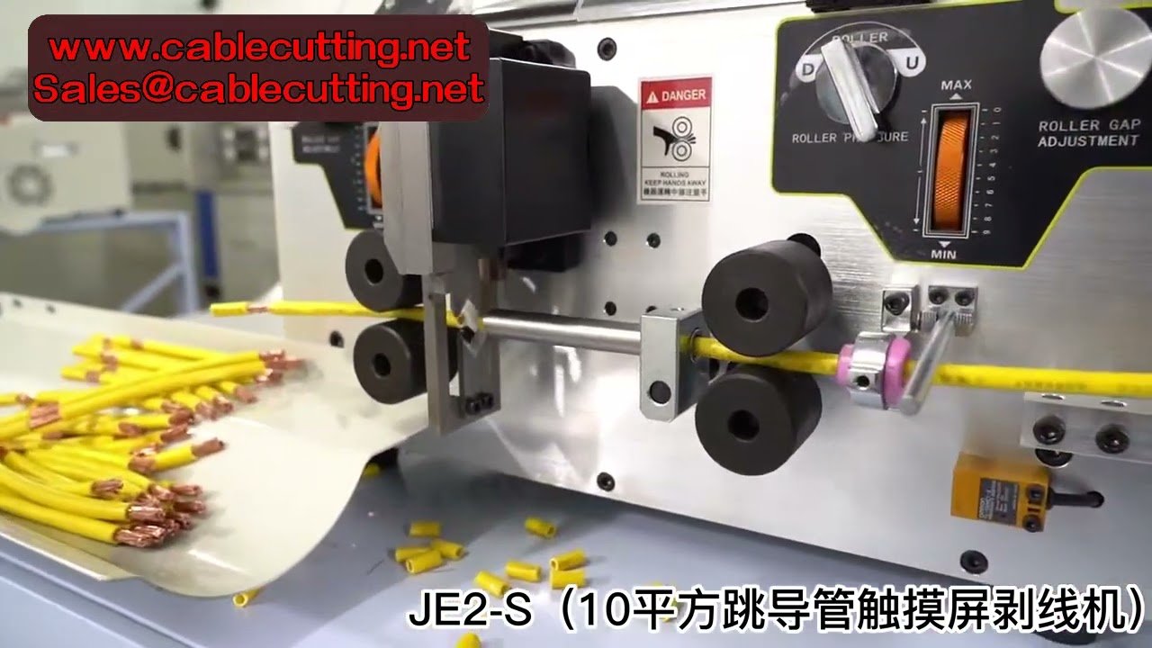 Automaattinen johdonkuorintakone 0,1-10mm² | PVC, Teflon & Punosjohtimille
