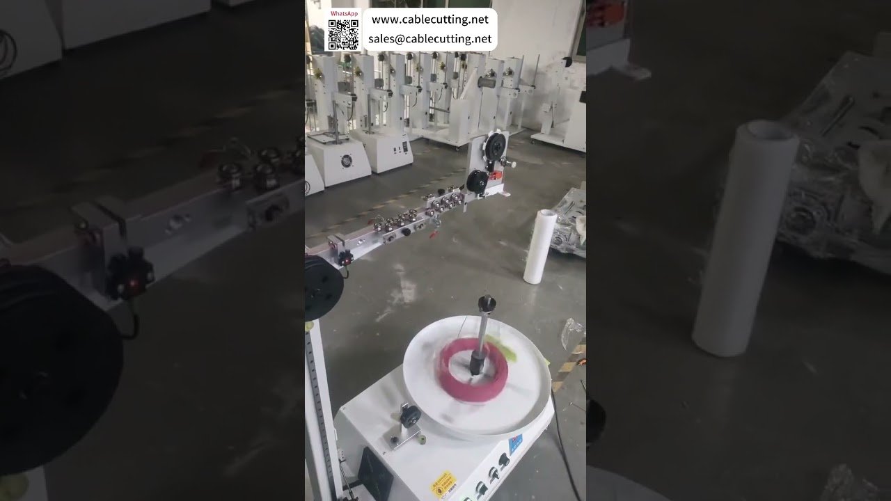 Automaattinen vaihtuvakierroslukuinen langanpurkukone erittäin hienoille irrallisille johdoille – solmujen ja tukosten esto