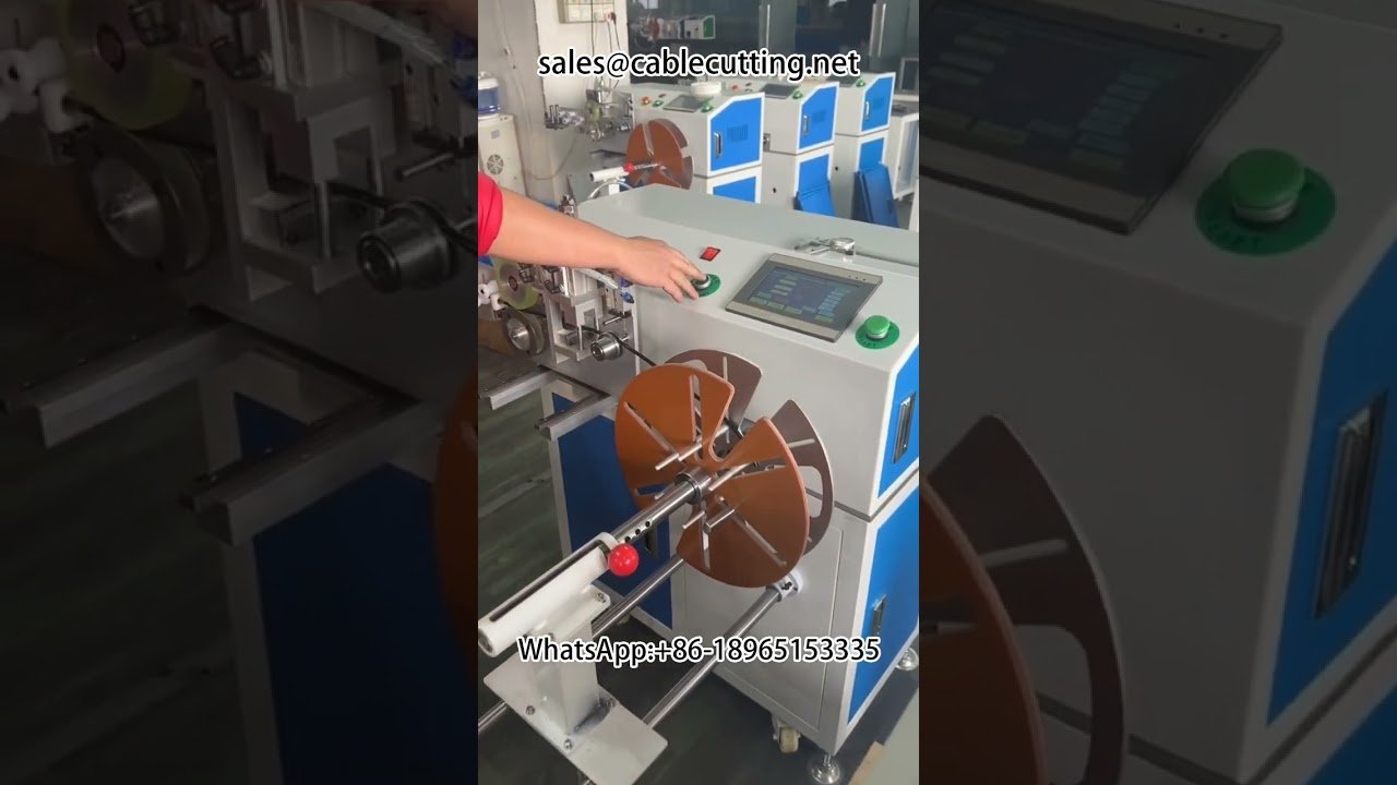 Automaattinen metrilaskenta-, lajittelu-, leikkaus- ja käämikone | Tehosta kaapelituotantoasi