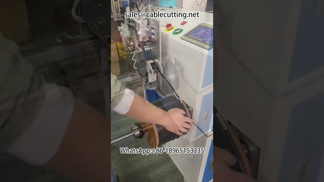 Automaattinen metrilaskenta ja järjestävä langan käämikone #langan käämikone #lanka ja kaapeli #r
