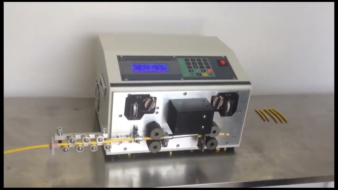 Paksun GB-kaapelin automaattinen leikkaus- ja kuorintakone 16 mm²