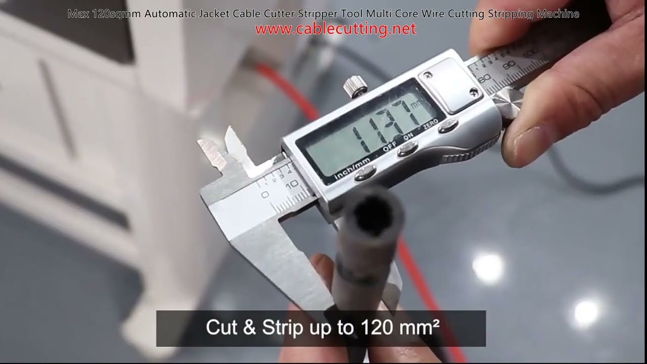 Automaattinen kaapelinleikkuri ja -kuorintakone 120mm² asti – Monijohtiminen kaapelinkäsittely